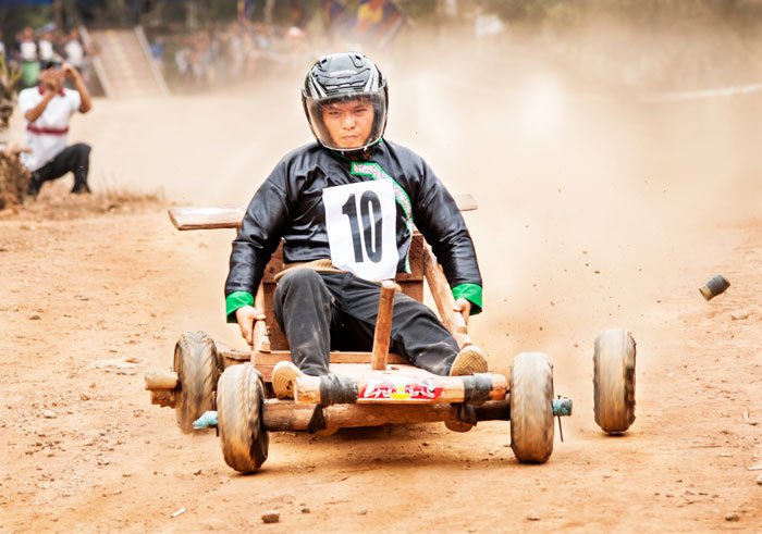 Hmong Kart verseny során hozott egy Chiang Mai egyéni fotózás Műhely